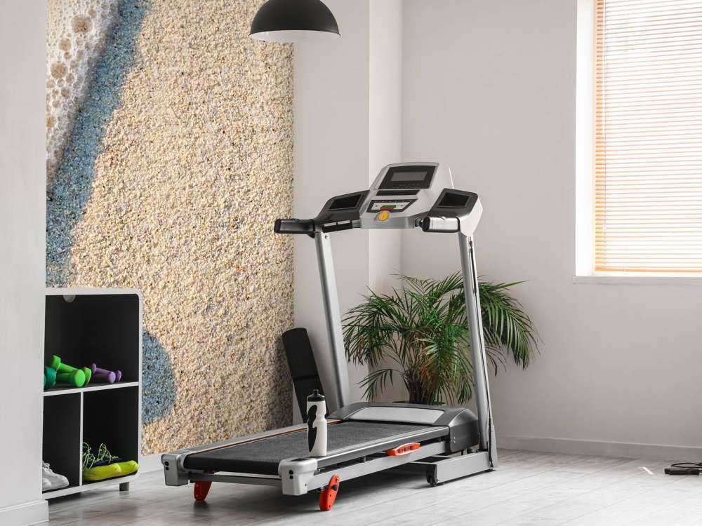 Minimalistisch strand afbeelding