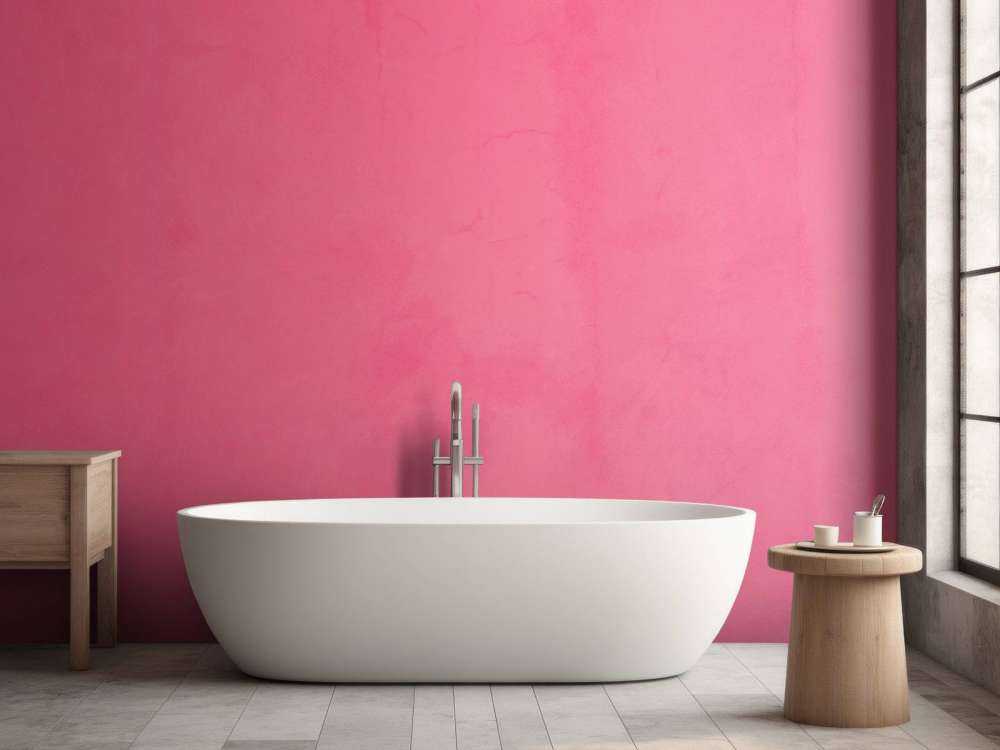 Ruber pink concrete
