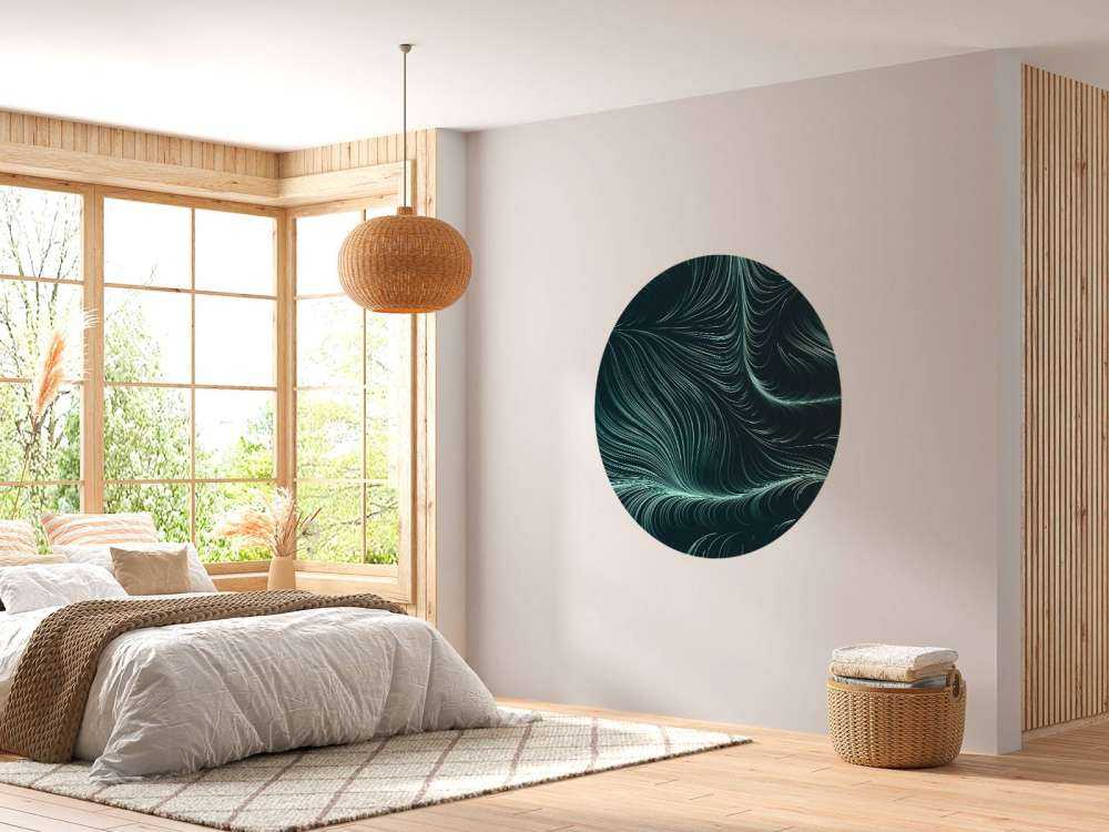 Green illuminated lines