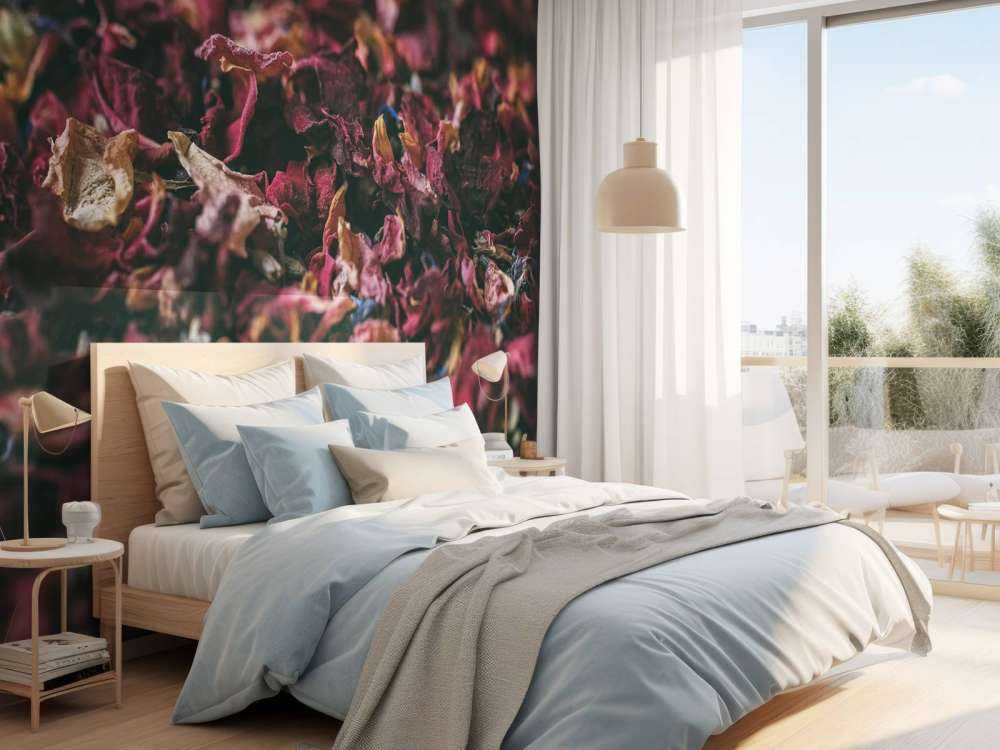 Opgedroogde bloemblaadjes