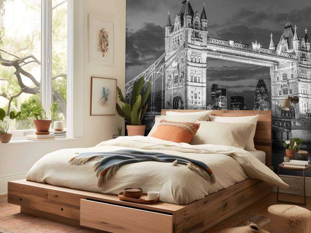 Tower bridge London at night