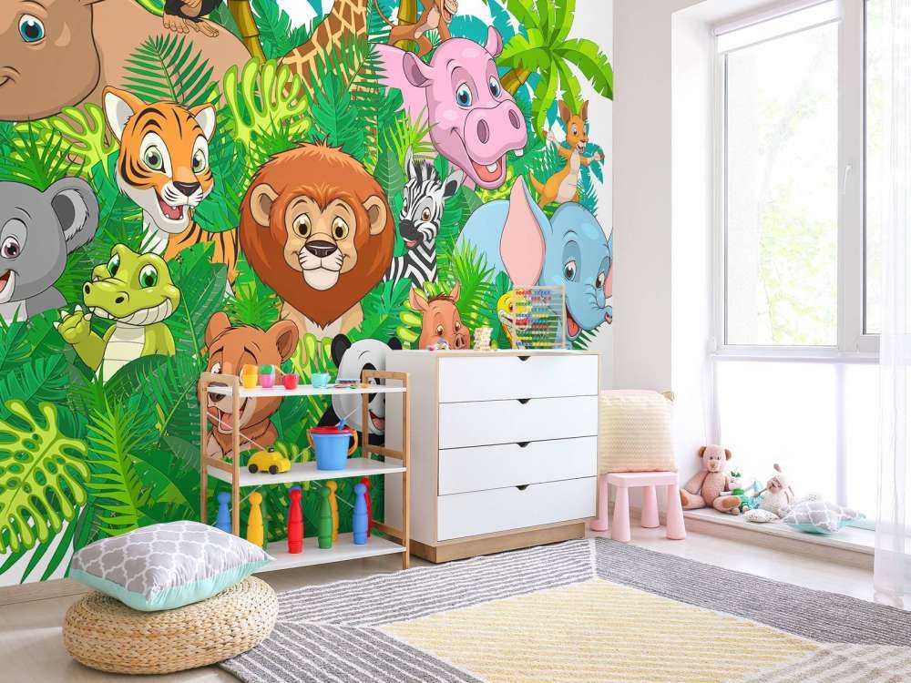 Funny animals for children