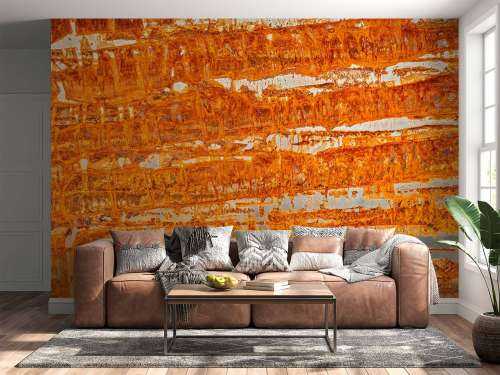 Rusted metal plate