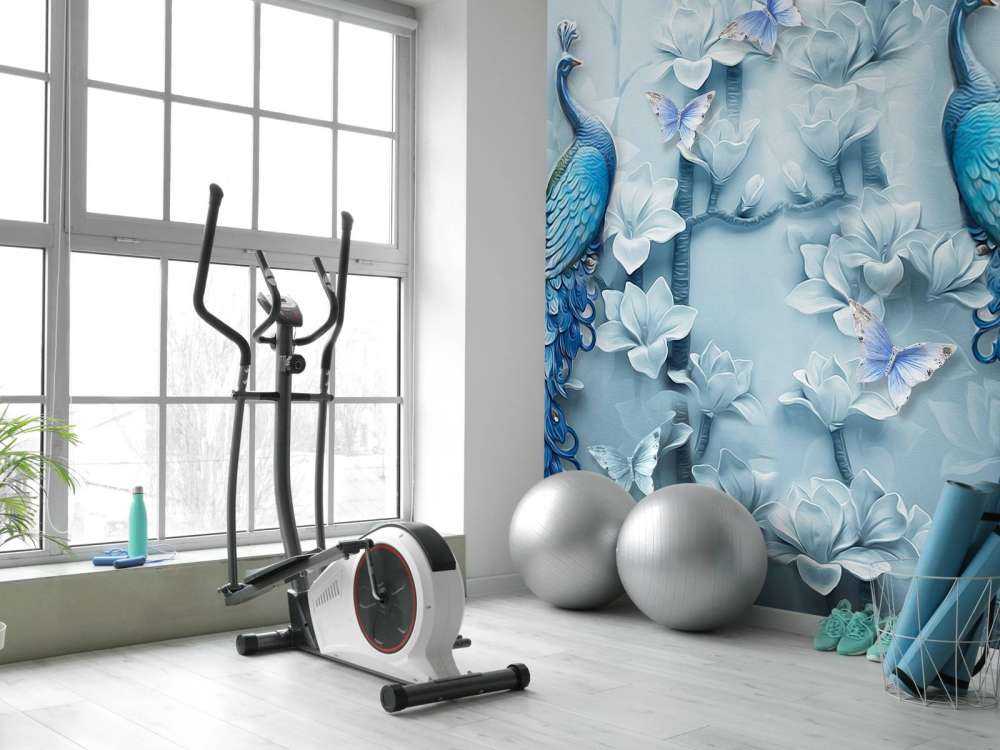 Peacocks and butterflies