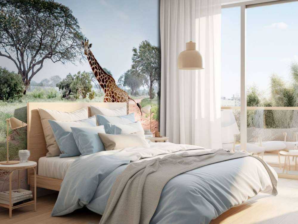 Verbaasde giraffe