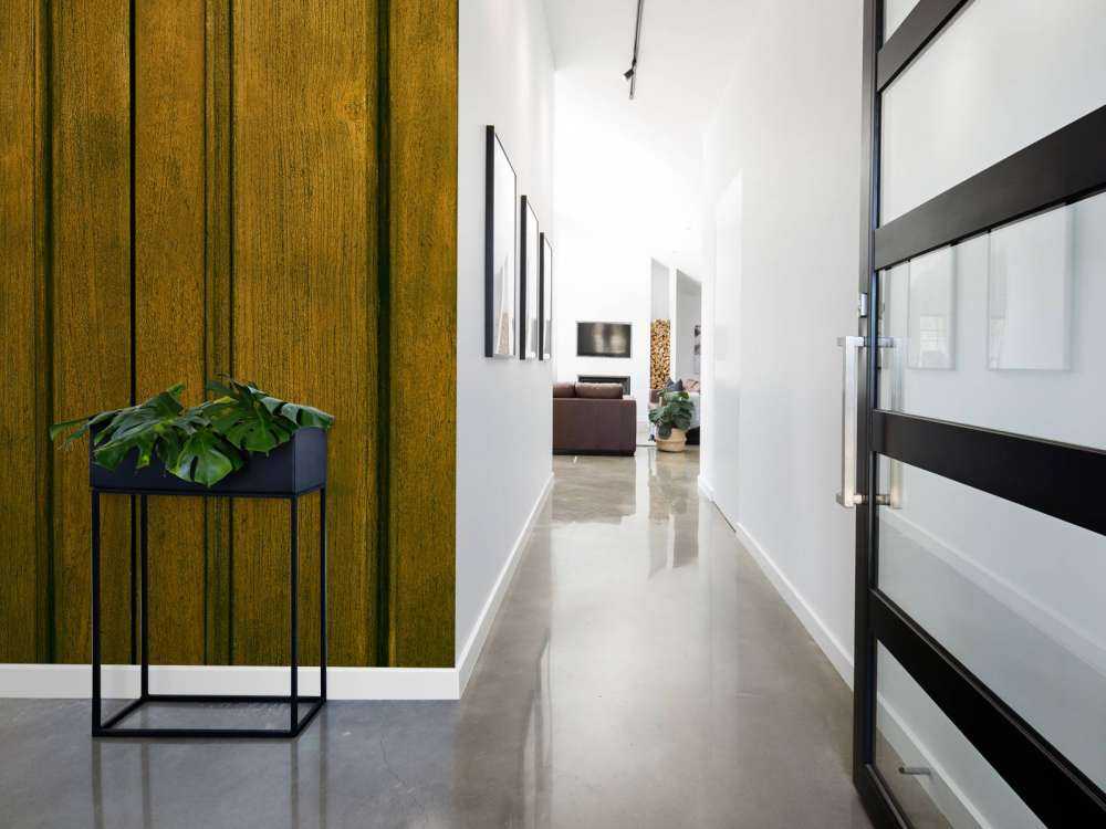 Ochre yellow wood