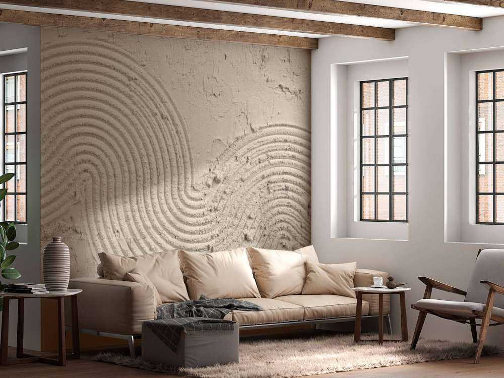 Texture art in linen