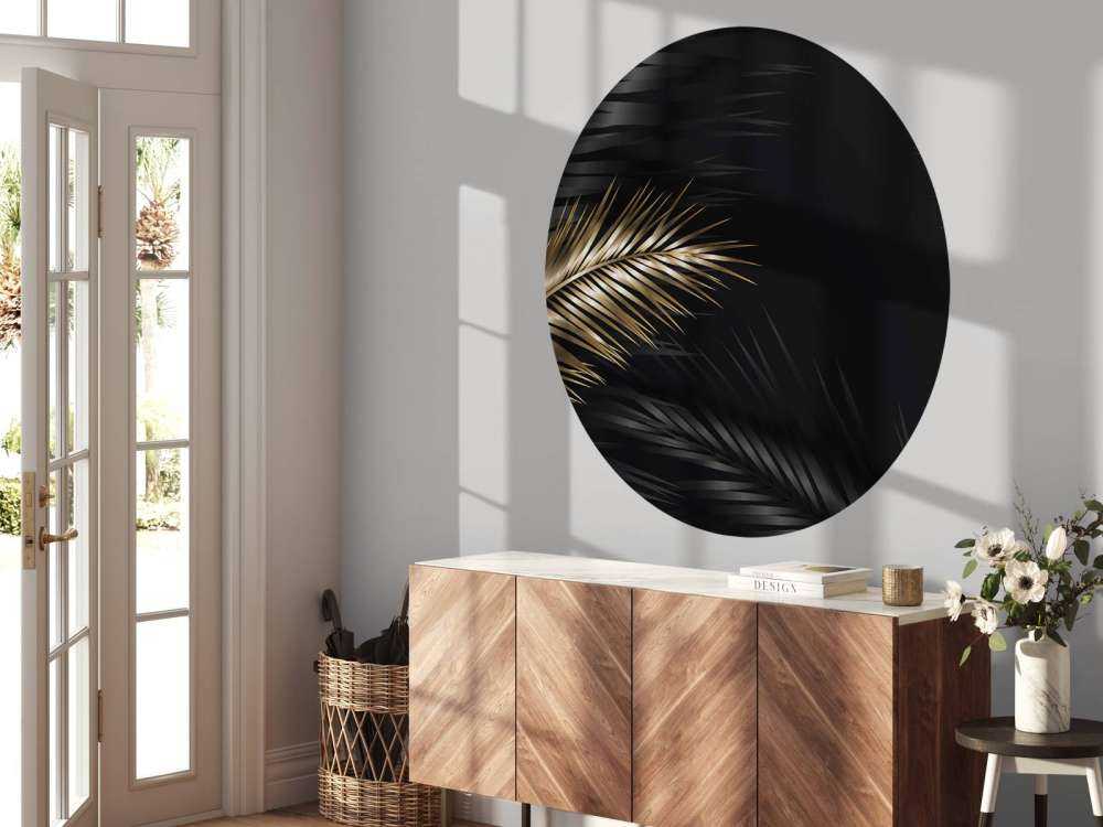 Ornamental palm leaves