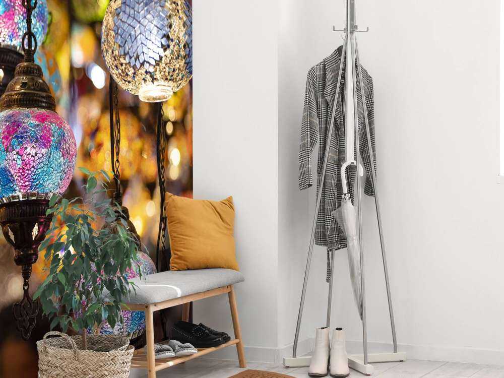 Color full glass lamps