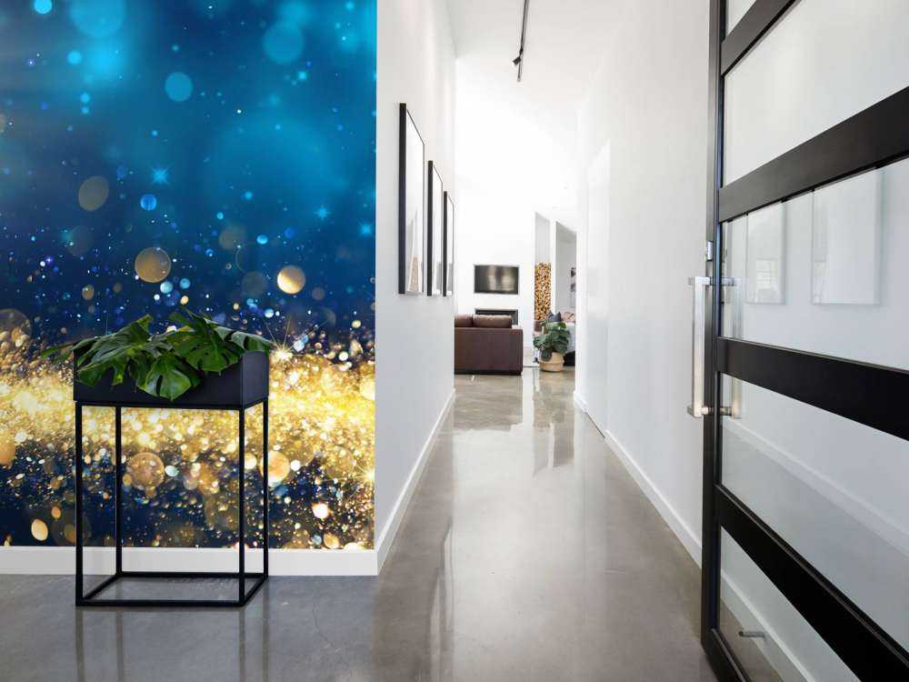 Star in shimmering night