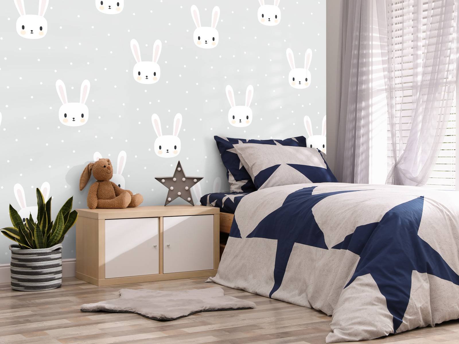 White bunnies
