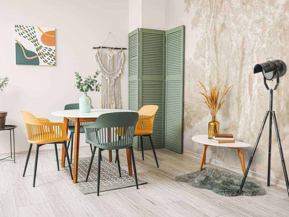 Forest Landscape Beige Panorama