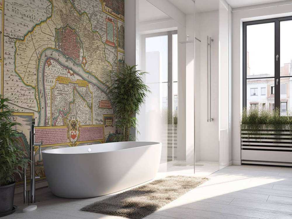 Plattegrond van de stad Antwerpen en zijn omgeving