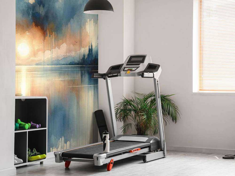 Watercolour Abstract Lake