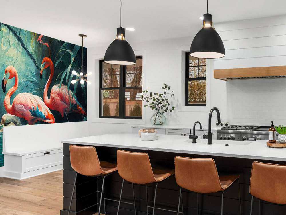 Flamingo Oasis Awakening