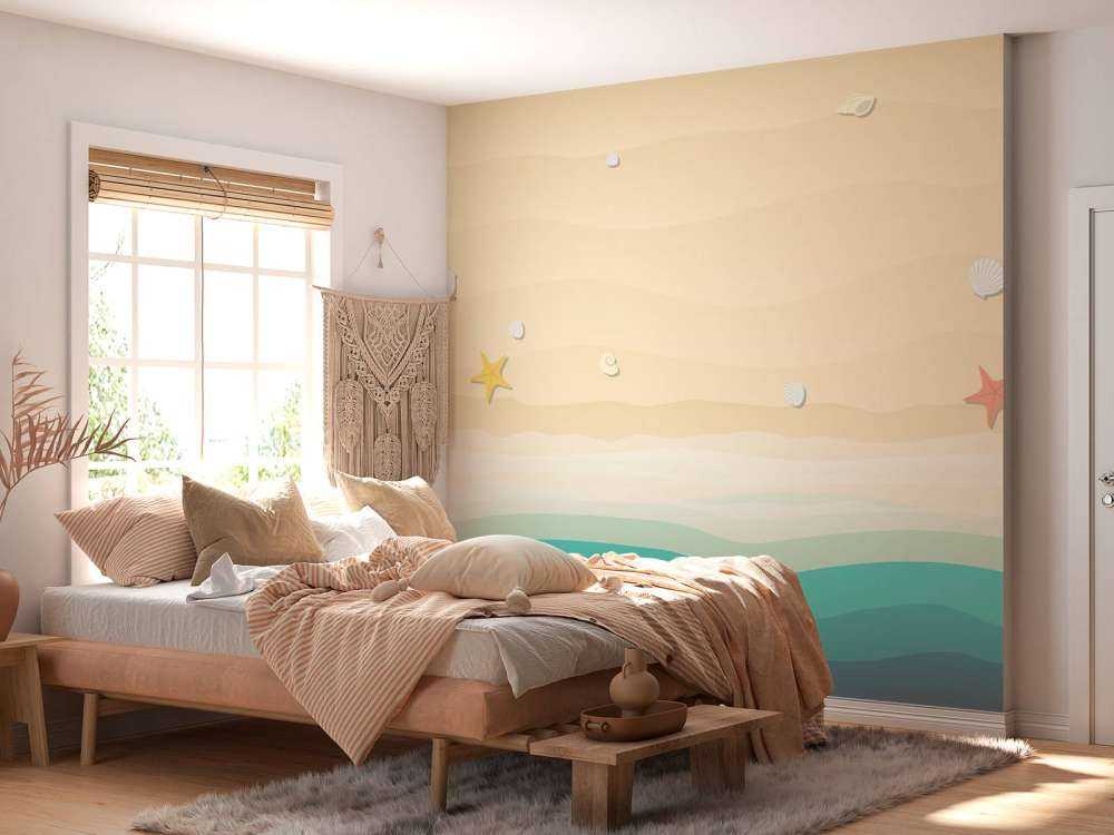 Drawing of a beach