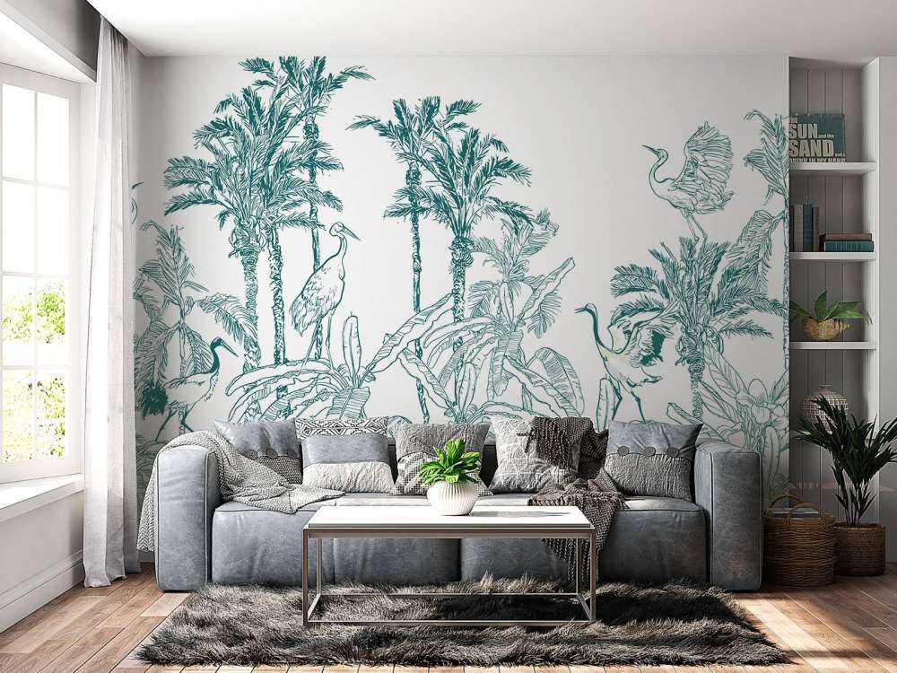 Drawn jungle