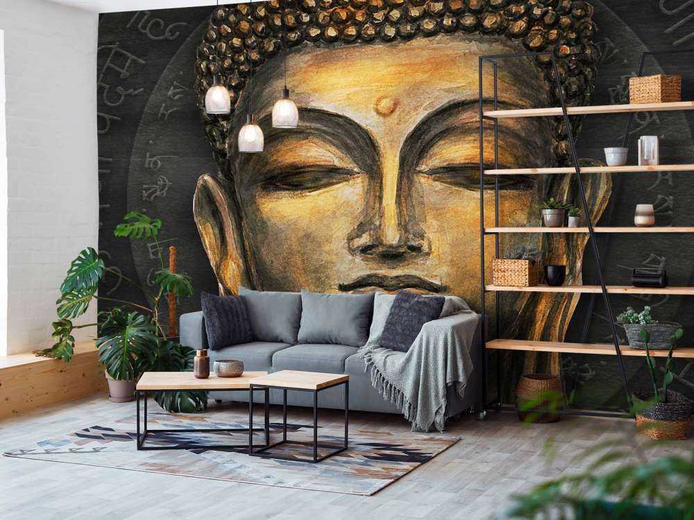 Painted Buddha