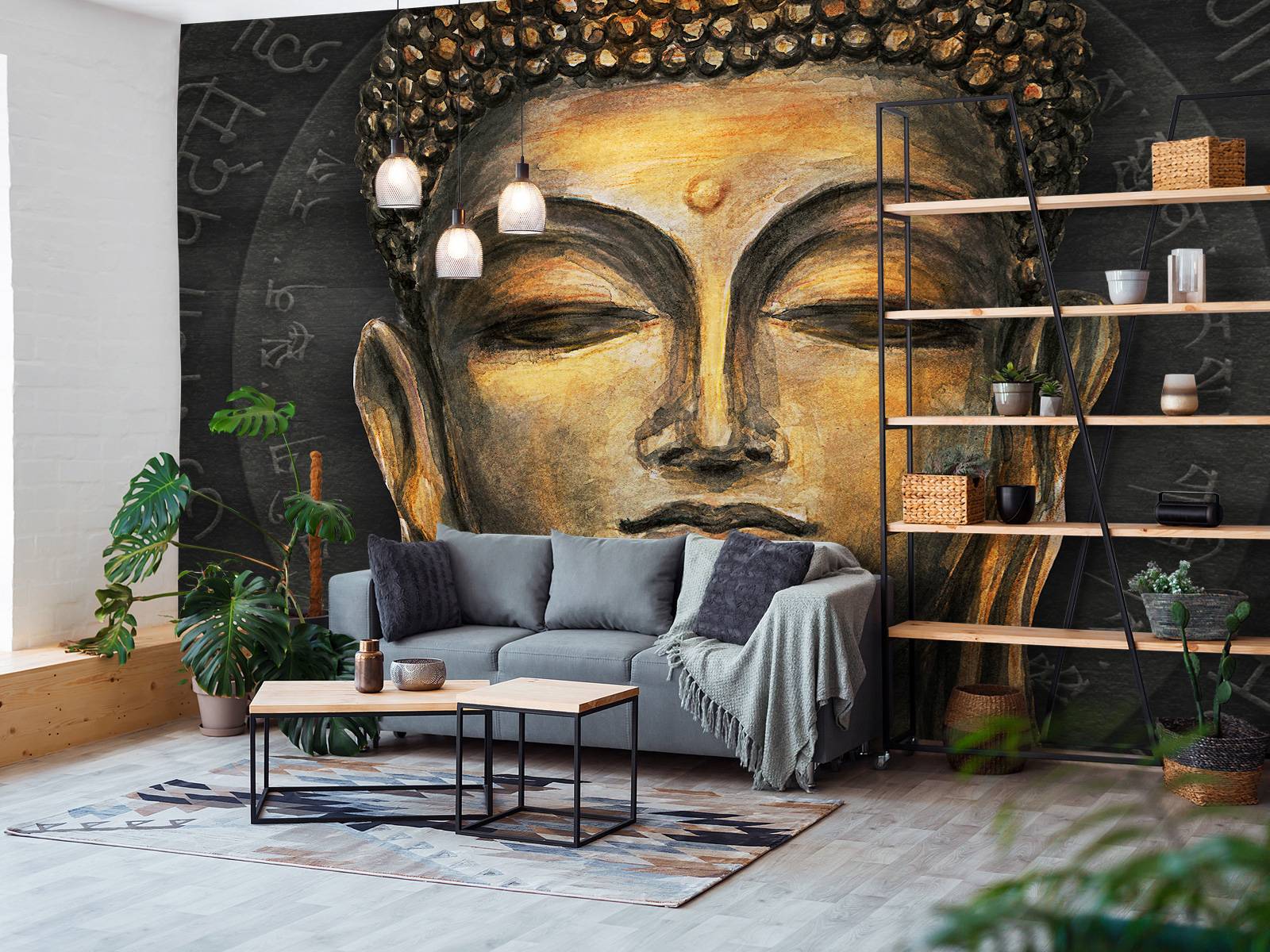 Painted Buddha