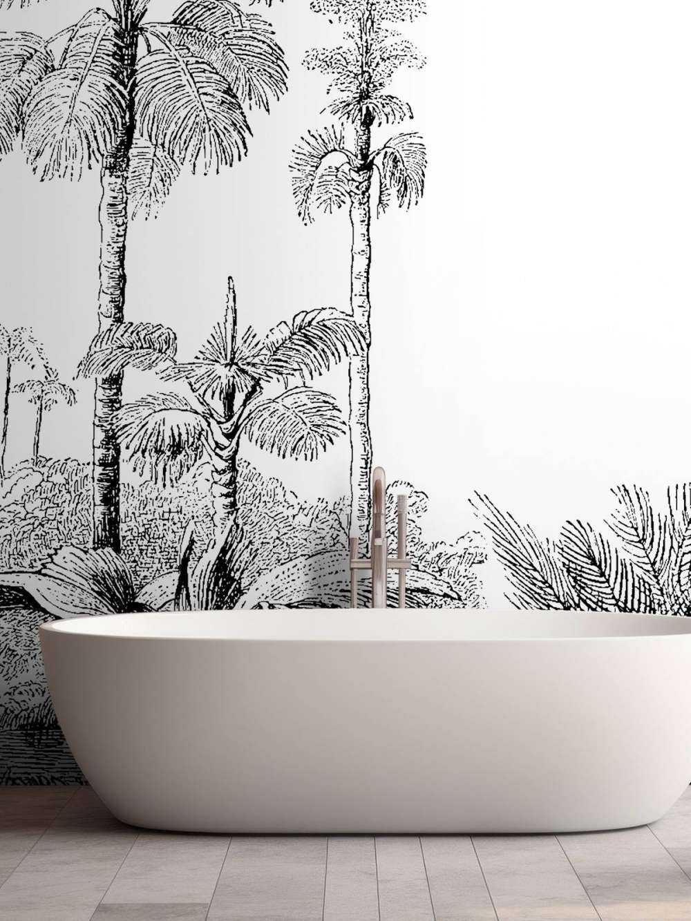 Shredded palm trees