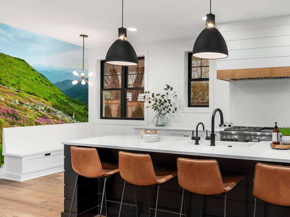 Rhododendrons in the mountains