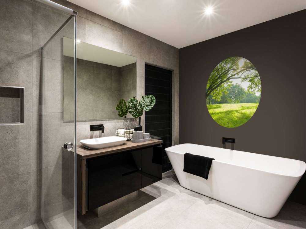 Beautiful tree with green grass