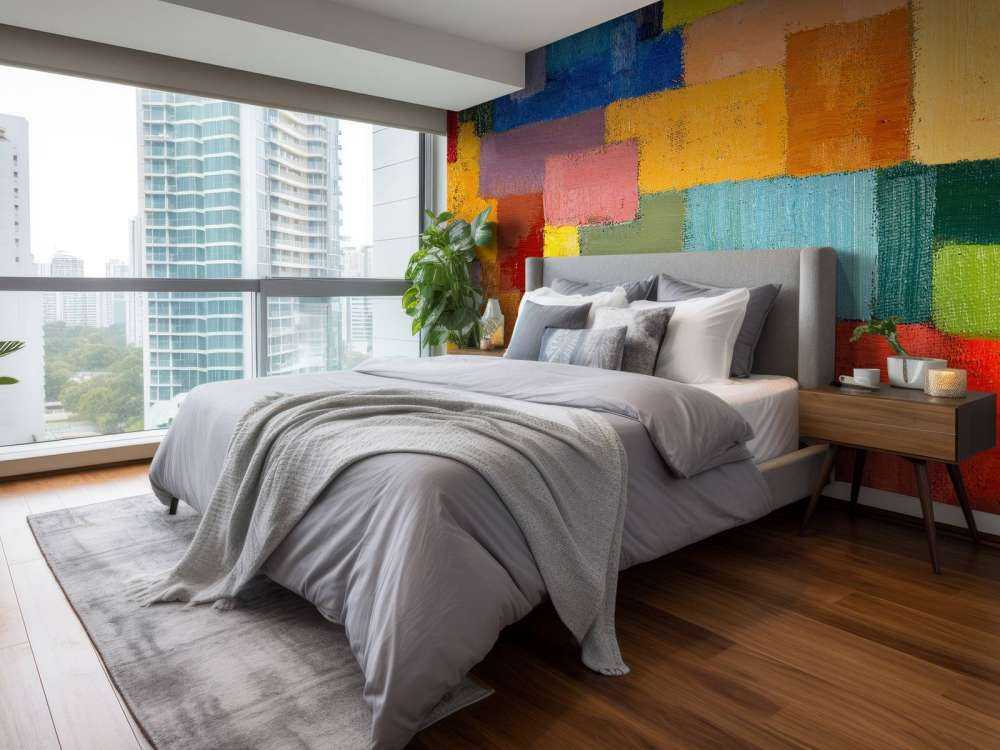 Colourful surface distribution