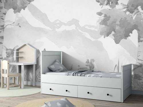 Deer in grey shades