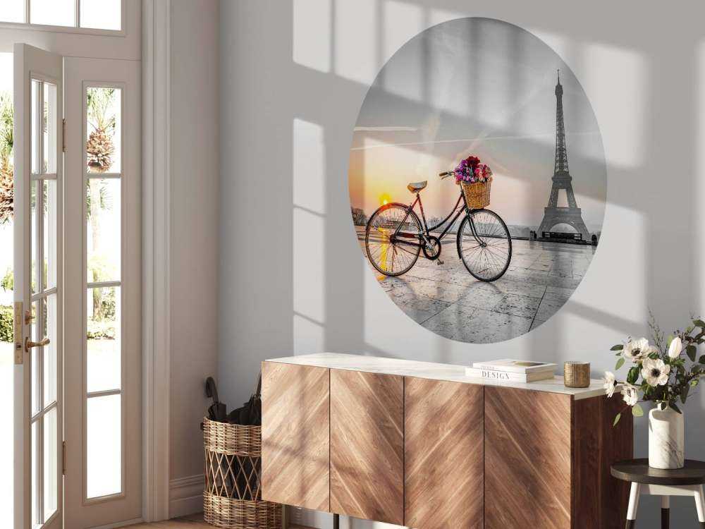 Sunset at Eiffel Tower