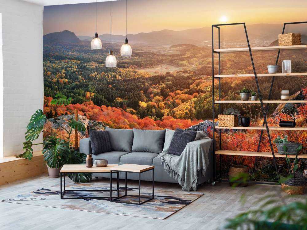 Autumn landscape in mountains