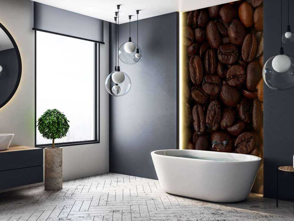 Coffee beans close up