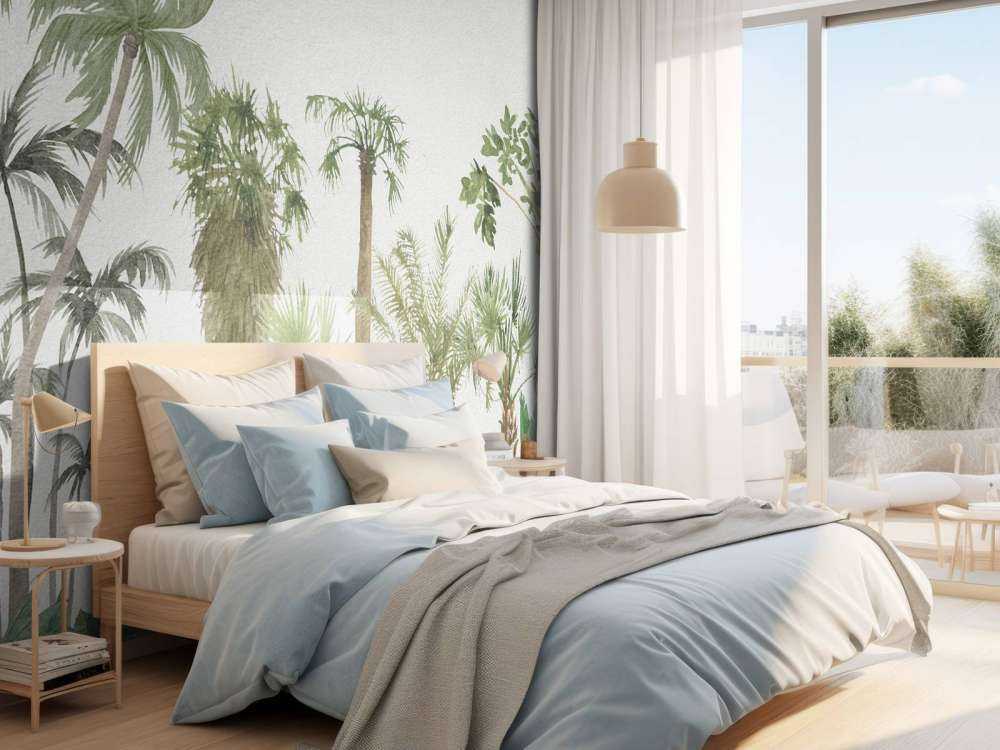 Tropical trees and plants