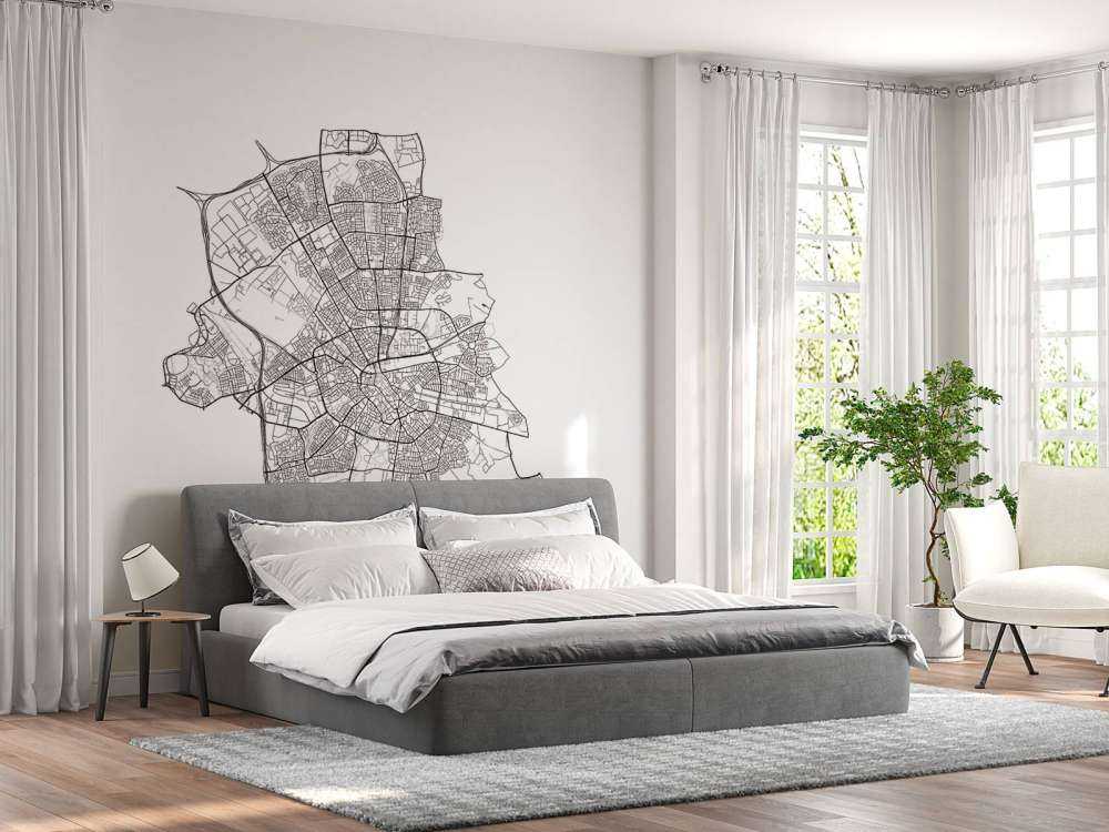 Map of Eindhoven, white