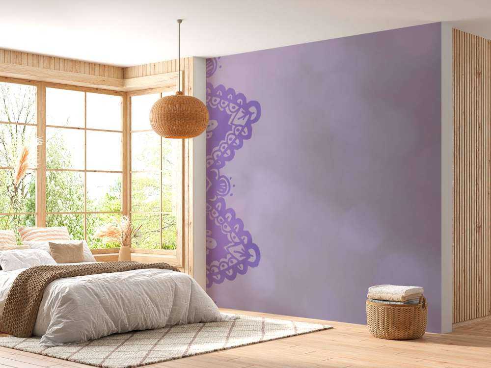 Purple mandalas