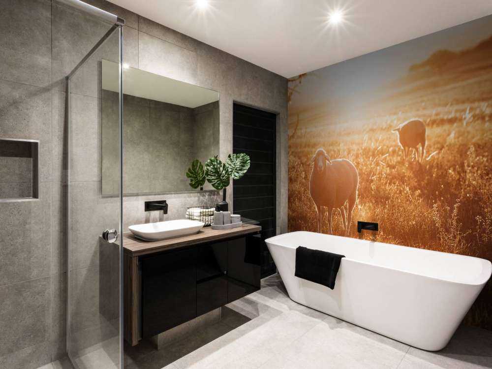 Sheep in beautiful pasture