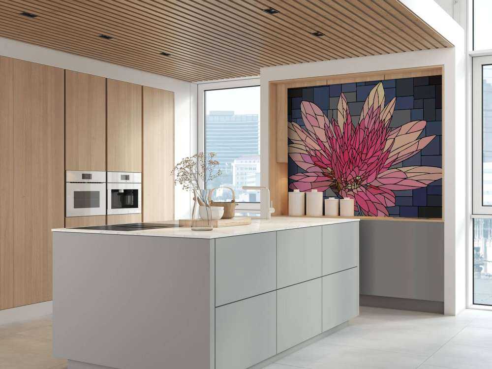 Pink flower in bloom