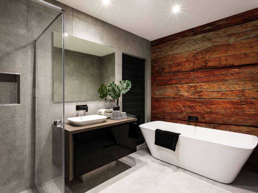 Wood with rough structure