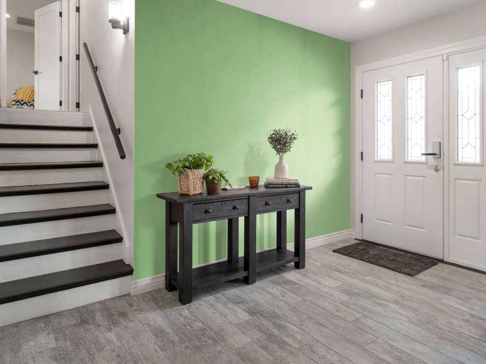 Sage green concrete