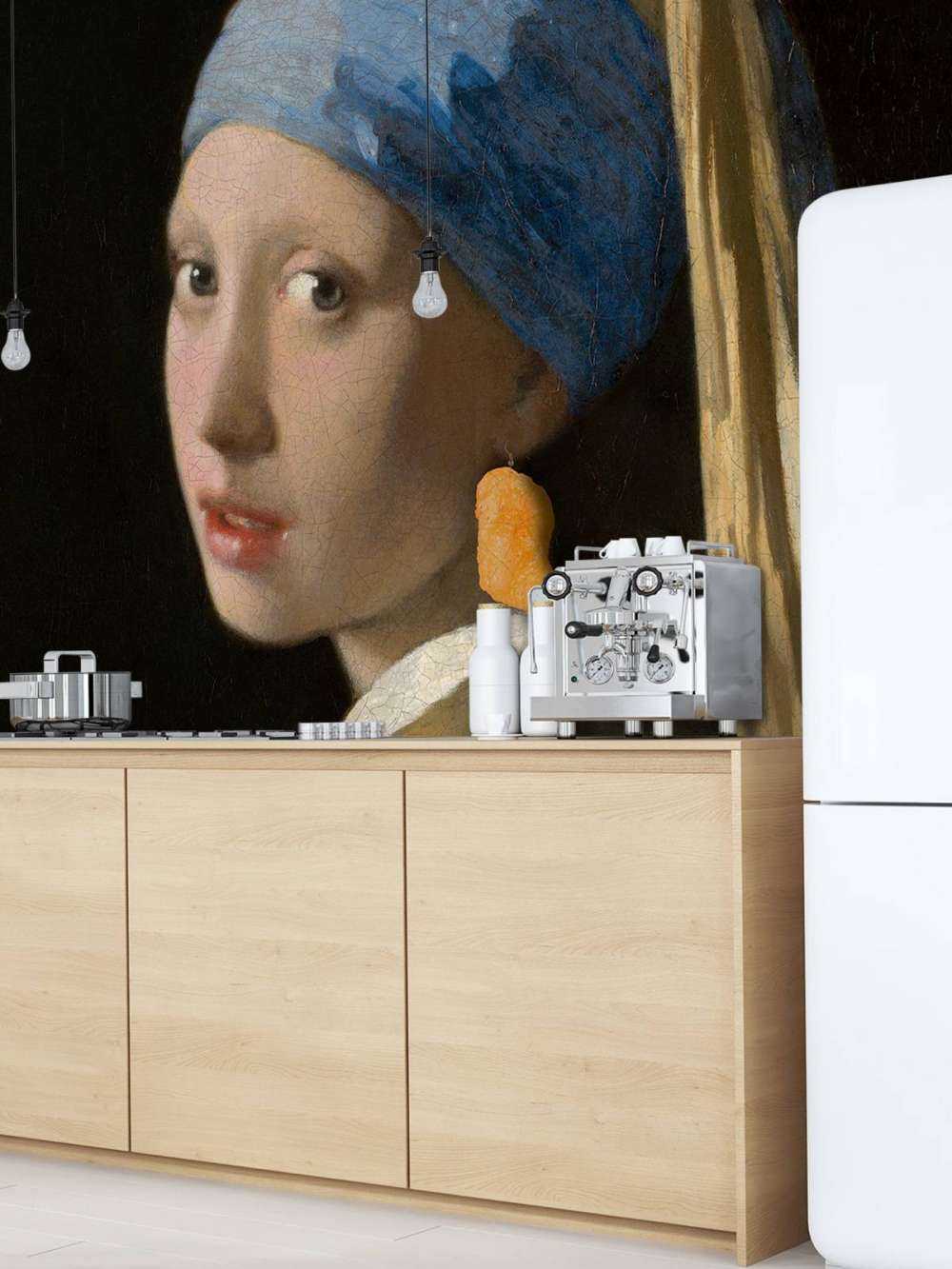 Girl with chicken nugget