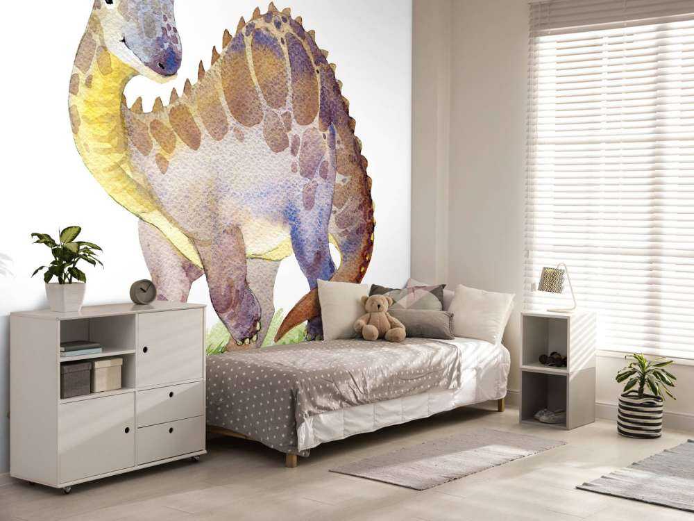 Dinosaur from watercolour