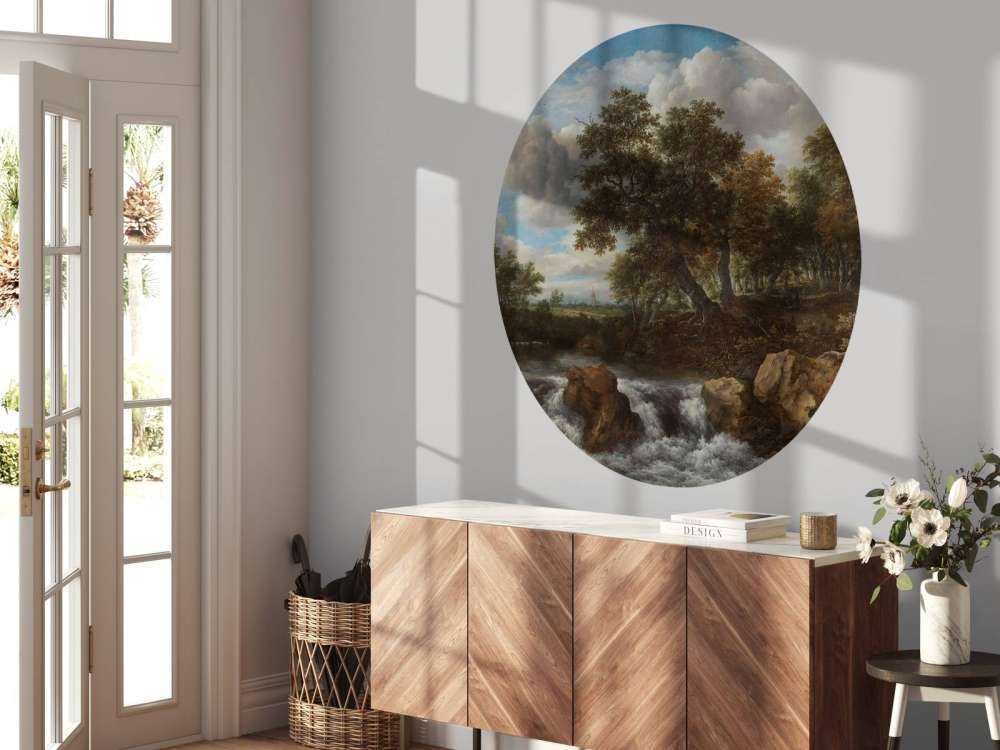 Landscape with waterfall