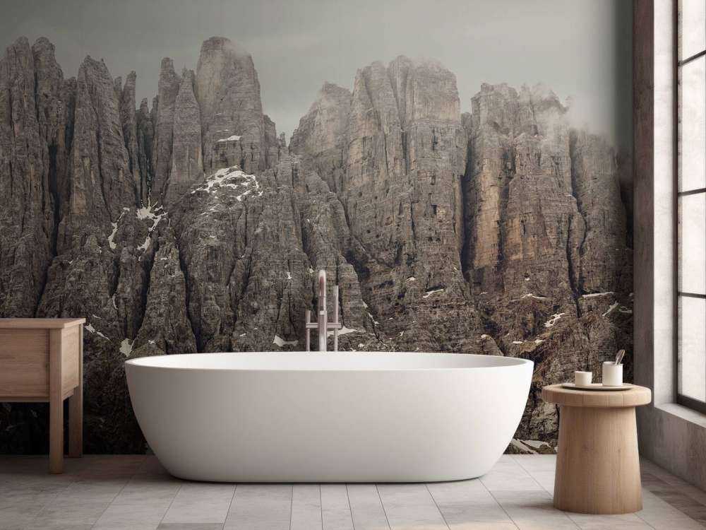 Mountain Peaks in the Dolomites