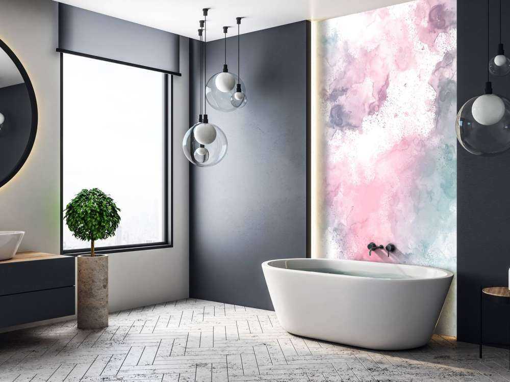 Green pink smoke