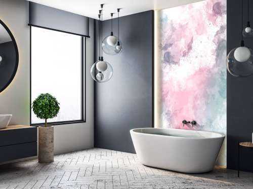 Green pink smoke