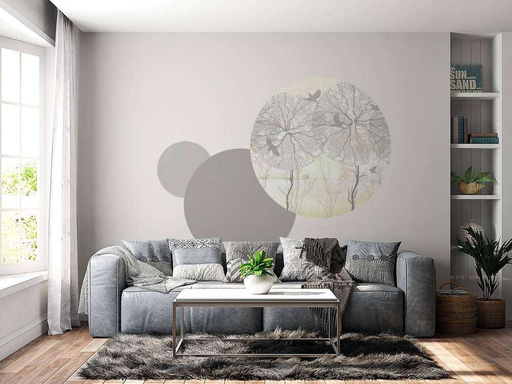 Graphic Trees - Yellow