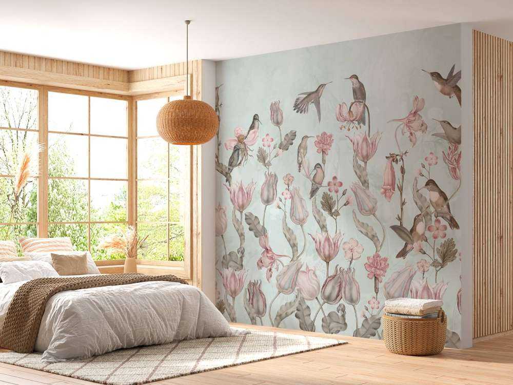 Spring Hummingbird Symphony - Mint Meadow