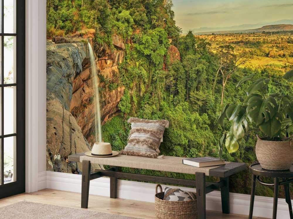 Waterfall at a cliff