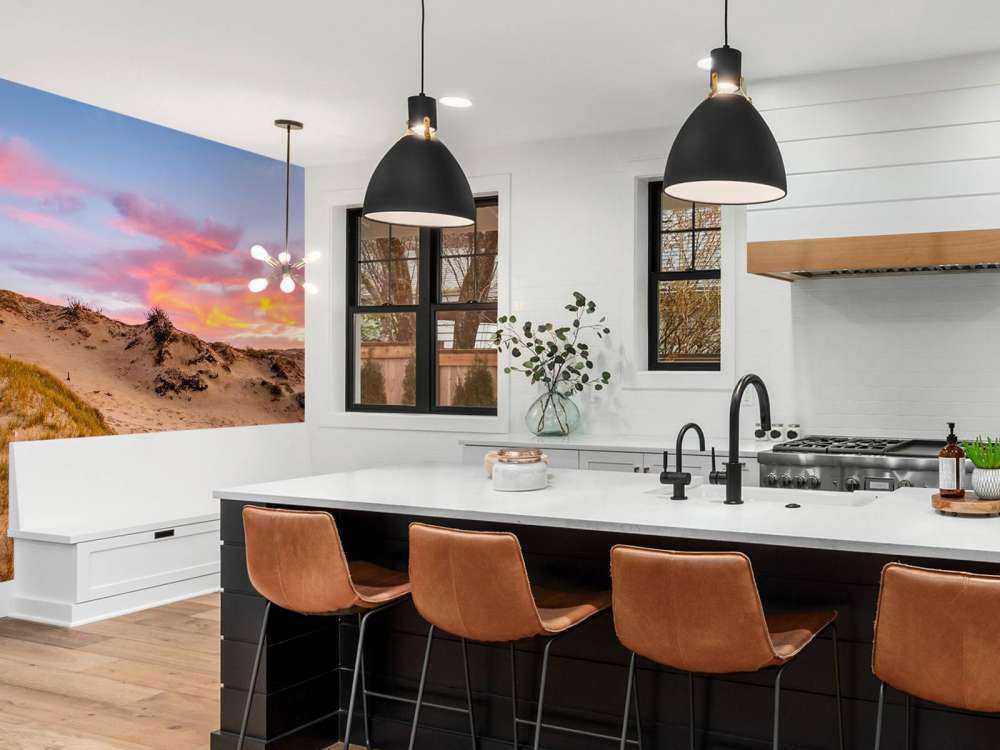 Sunset from the dunes