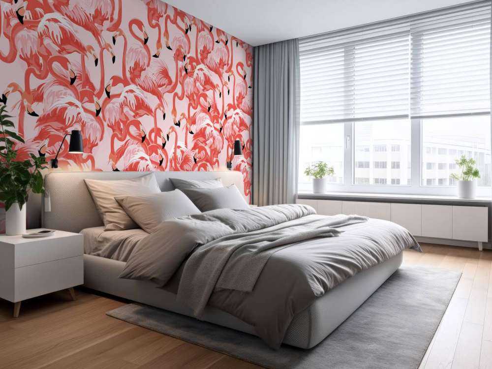 Exotic flamingos