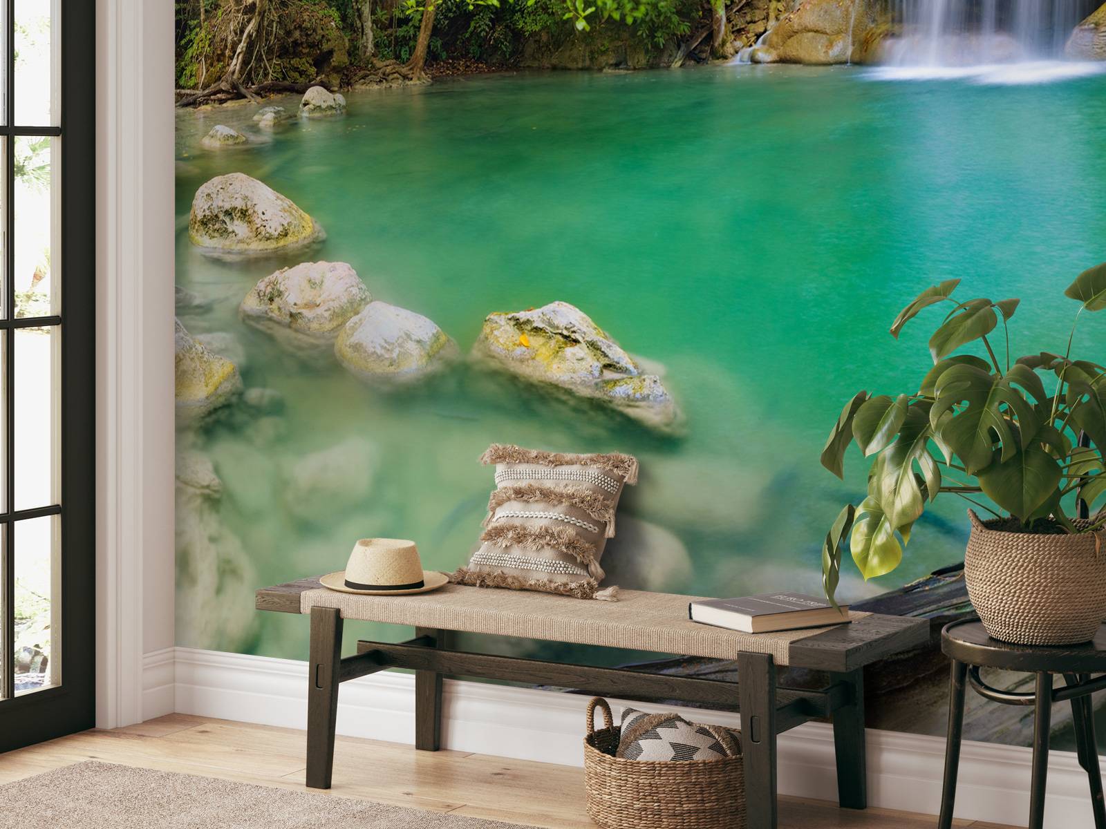 Beautiful waterfall in Thailand